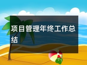 项目管理年终工作总结