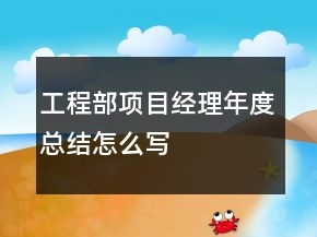 工程部项目经理年度总结怎么写
