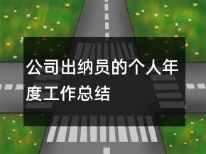 公司出纳员的个人年度工作总结