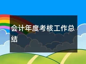 会计年度考核工作总结