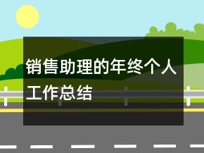 销售助理的年终个人工作总结