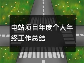 电站项目年度个人年终工作总结