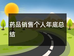 药品销售个人年底总结