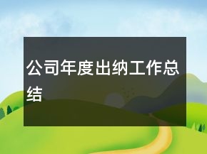 公司年度出纳工作总结