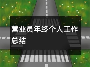 营业员年终个人工作总结