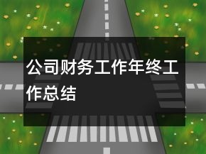公司财务工作年终工作总结