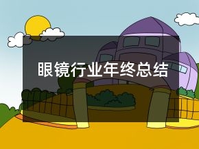 眼镜行业年终总结