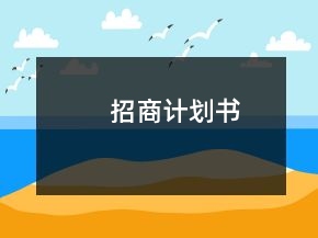 招商计划书