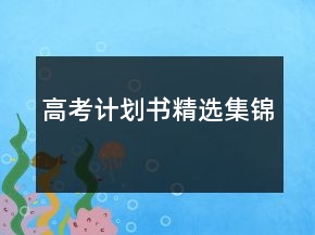 高考计划书精选集锦