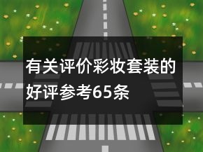 有关评价彩妆套装的好评参考65条
