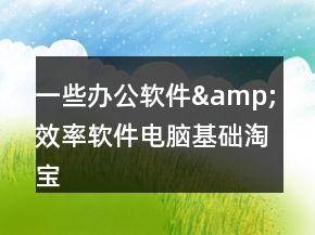 一些办公软件&amp;效率软件、电脑基础淘宝好评的评语大全62条