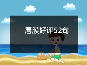 唇膜好评52句