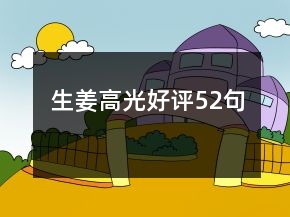 生姜高光好评52句