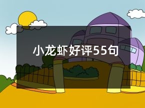 小龙虾好评55句