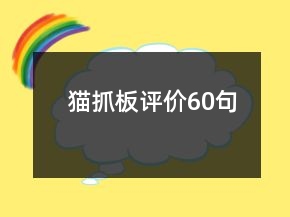 猫抓板评价60句