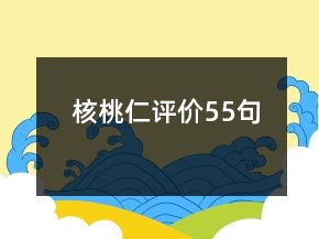 核桃仁评价55句