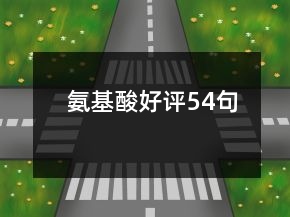氨基酸好评54句