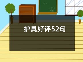 护具好评52句