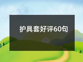 护具套好评60句