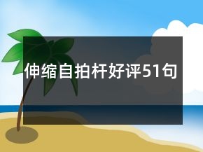 伸缩自拍杆好评51句