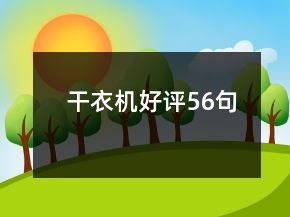 干衣机好评56句