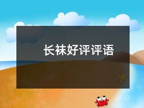 长袜好评评语