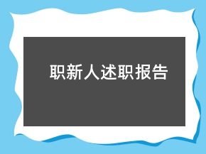 职新人述职报告