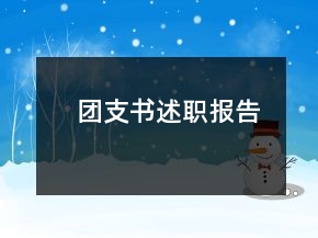 团支书述职报告
