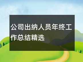 公司出纳人员年终工作总结精选
