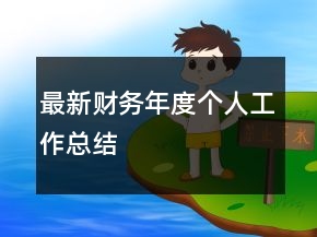 最新财务年度个人工作总结
