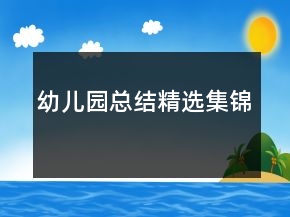 幼儿园总结精选集锦