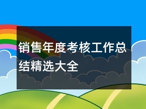 销售年度考核工作总结精选大全