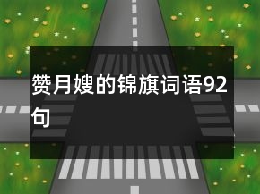 赞月嫂的锦旗词语92句