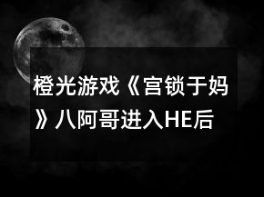 橙光游戏《宫锁于妈》八阿哥进入HE后攻略