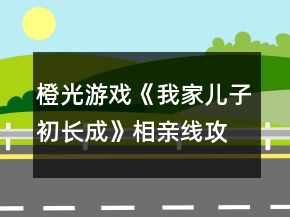 橙光游戏《我家儿子初长成》相亲线攻略