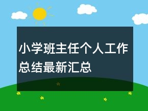 小学班主任个人工作总结最新汇总