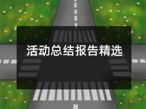 活动总结报告精选