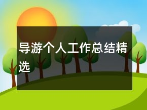导游个人工作总结精选