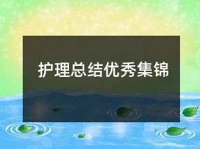 护理总结优秀集锦