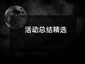 活动总结精选