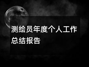 测绘员年度个人工作总结报告
