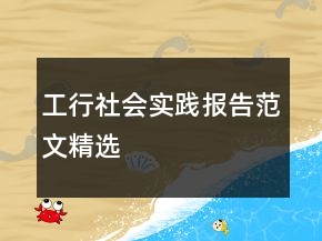 工行社会实践报告范文精选