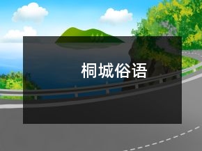 桐城俗语
