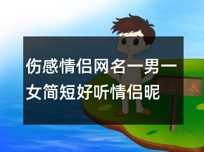 伤感情侣网名一男一女简短好听情侣昵称230条