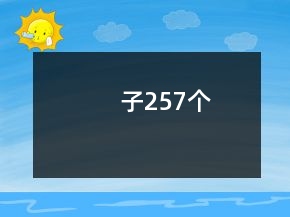 子257个
