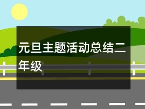元旦主题活动总结二年级